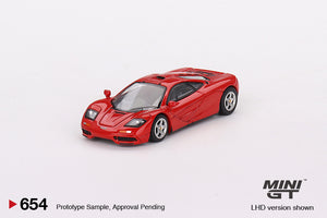 McLaren F1 (Red) - MINI GT - 1:64