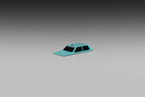 World's Shortest Drivable Car Carmagheddon (Tiffany Blue) - Micro Turbo - 1:64 - Modelcars Passion