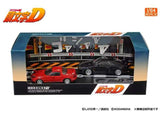 Initial D Set Vol. 11 Suetsugu Toru Eunos Roadster NA6CE & Atsuro Kawai Nissan Skyline 25GT Turbo ER34 - Modeler's - 1:64 Modellauto 1/64