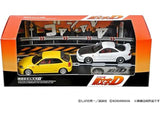 Initial D Set Vol. 9, Daiki Ninomiya Honda Civic (EK9) & Smiley Sakai Honda Integra (DC2) - Modeler's - 1:64 Modellauto 1/64