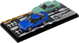 Initial D Set Vol. 20 Mako and Sayuki Nissan Sileighty & Iketani Koichiro Nissan Silvia (S13) - Modeler's - 1:64 Modellauto 1/64