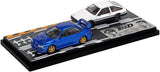 Initial D Set Vol. 22 Takumi Fujiwara Toyota Sprinter Trueno (AE86) & Bunta Fujiwara Subaru Impreza (GC8) - Modeler's - 1:64 Modellauto 1/64