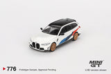 BMW M3 Performance Touring (LHD) (Alpine White) - MINI GT - 1:64