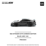 Porsche 911 (992) Stinger GTR Carbon Edition/Blue line - Pop Race - 1:64 - Modelcars Passion
