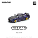 Nissan Skyline GT-R (R33) (Midnight Purple) - Pop Race - 1:64 Modellauto 1/64