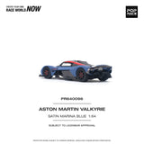 Aston Martin Valkyrie (Satin Marina Blue) - Pop Race - 1:64