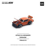 Nissan Skyline GT-R V8 Drift (Kenmeri) (Orange) - Pop Race - 1:64