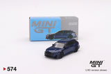 Audi ABT RS6-R (LHD) (Navarra Blue Metallic) - MINI GT - 1:64