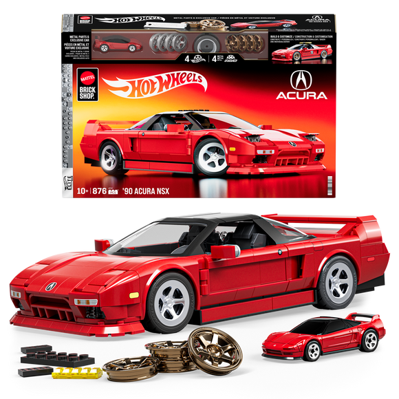 Acura NSX 1990 Mattel Brick Shop - Hotwheels - 1:16