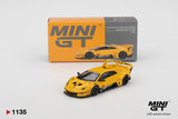 LB-Silhouette WORKS Lamborghini Murcielago GT EVO (LHD) (Yellow) - MINI GT - 1:64 Modellauto 1/64