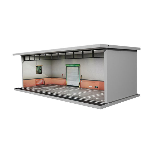 Parking Garage Parking Lot with Lights - Moreart - 1:64