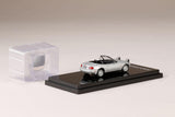 Mazda Eunos Roadster (NA6CE) Open Retractable Headlights (Silverstone Metallic) - HOBBY JAPAN - 1:64