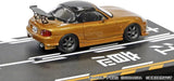 Initial D Set Vol.6 Satoshi Omiya Mazda MX5 Roadster RS NB8C VS Kobayakawa Mitsubishi Lancer Evolution VII CT9A - Modeler's - 1:64 Modellauto 1/64