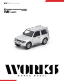 Mitsubishi Pajero Evolution (Silver) - Works Model - 1:64 Modellauto 1/64