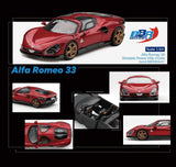 Alfa Romeo 33 Stradale (Rosso Villa D'Este) - BBR - 1:64 Modellauto 1/64