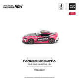 Toyota GR Supra FDJ2 Pandem Valentina Piaz - Pop Race - 1:64 Modellauto 1/64