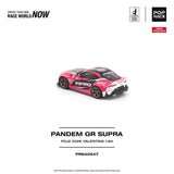 Toyota GR Supra FDJ2 Pandem Valentina Piaz - Pop Race - 1:64 Modellauto 1/64