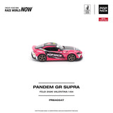 Toyota GR Supra FDJ2 Pandem Valentina Piaz - Pop Race - 1:64 Modellauto 1/64