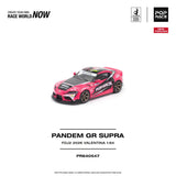 Toyota GR Supra FDJ2 Pandem Valentina Piaz - Pop Race - 1:64 Modellauto 1/64