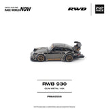 RWB 930 (Gun Metal) - Pop Race - 1:64 Modellauto 1/64