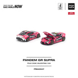 Toyota GR Supra FDJ2 Pandem Valentina Piaz - Pop Race - 1:64 Modellauto 1/64