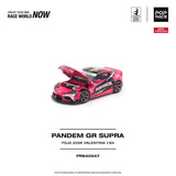 Toyota GR Supra FDJ2 Pandem Valentina Piaz - Pop Race - 1:64 Modellauto 1/64