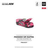 Toyota GR Supra FDJ2 Pandem Valentina Piaz - Pop Race - 1:64 Modellauto 1/64