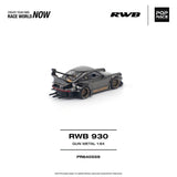 RWB 930 (Gun Metal) - Pop Race - 1:64 Modellauto 1/64