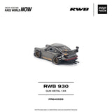 RWB 930 (Gun Metal) - Pop Race - 1:64 Modellauto 1/64
