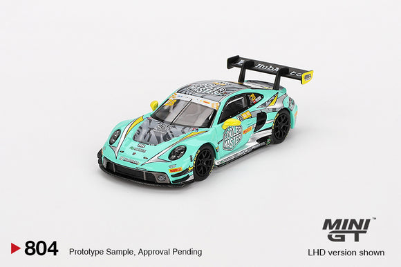 Porsche 911 GT3 R #28 2023 FIA GT World Cup 70th Macau Grand Prix HubAuto Racing - MINI GT - 1:64