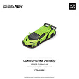 Lamborghini Veneno (Verde Ithaca) - Pop Race - 1:64 Modellauto 1/64