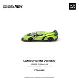 Lamborghini Veneno (Verde Ithaca) - Pop Race - 1:64 Modellauto 1/64