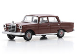 Mercedes-Benz 200D Heckflosse (Bordeaux Red) - Schuco - 1:64 Modellauto 1/64