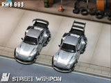 RWB 993 High Tail (Grau) - Street Warrior - 1:64 Modellauto 1/64