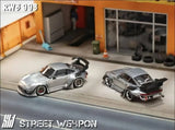 RWB 993 High Tail (Grau) - Street Warrior - 1:64 Modellauto 1/64