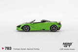 McLaren 750S Spider (LHD) (Mantis Green) - MINI GT - 1:64