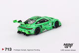 Porsche 911 (992) GT3 R #80 2023 IMSA Sebring 12 Hours GTD AO Racing - MINI GT - 1:64