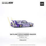 Nissan Skyline C210 Kaido Racer Bosozoku Style (Purple) - Pop Race - 1:64