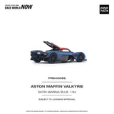 Aston Martin Valkyrie (Satin Marina Blue) - Pop Race - 1:64
