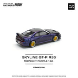 Nissan Skyline GT-R (R33) (Midnight Purple) - Pop Race - 1:64 Modellauto 1/64