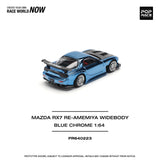 Mazda RX7 (FD) RE-Amemiya Widebody (Blue Chrome) - Pop Race - 1:64 - Modelcars Passion