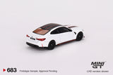 BMW M4 CSL (LHD) (Alpine White) - MINI GT - 1:64