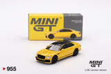 Bentley Flying Spur (LHD) (Monaco Yellow) - MINI GT - 1:64