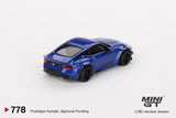 Nissan Fairlady Z Pandem (RHD) (Seiran Blue) - MINI GT - 1:64