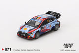[Second Hand] Hyundai i20 N Rally1 Hybrid #11 2024 Rallye Monte-Carlo Winner - MINI GT - 1:64
