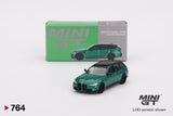 BMW M3 Competition Touring (LHD) (Isle of Man Green Metallic) - MINI GT - 1:64