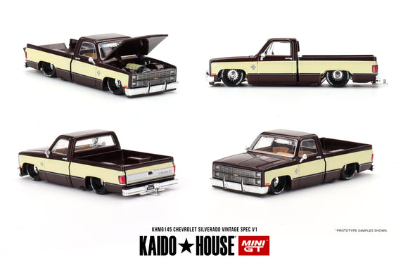 Chevrolet Silverado Kaido Vintage Spec V1 - MINI GT - 1:64
