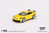 Porsche 911 (992) GT3 (LHD) (Racing Yellow) - MINI GT - 1:64