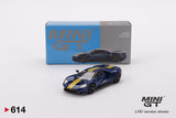 Ford GT (LHD) (Sunoco Blue) - MINI GT - 1:64