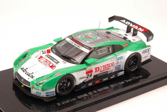 Nissan GT-R Super GT500 2012 #24 D'station ADVAN Low Down Force - Ebbro - 1:43